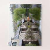 Reflektionen über Wasser Bretagne Frankreich Puzzle (Vertikal)