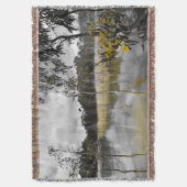 Reflektionen unter grauem Himmel Decke (Vorderseite Vertikal)