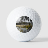 Reflektionen unter grauem Himmel Golfball (Vorderseite)
