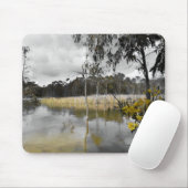 Reflektionen unter grauem Himmel Mousepad (Mit Mouse)