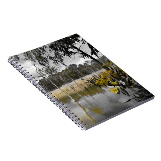 Reflektionen unter grauem Himmel Notizblock (Rechte Seite)