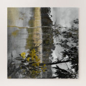 Reflektionen unter grauem Himmel Puzzle (Horizontal)