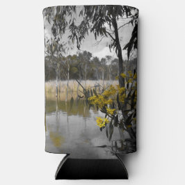 Reflektionen unter grauem Himmel Selters Dosenkühler