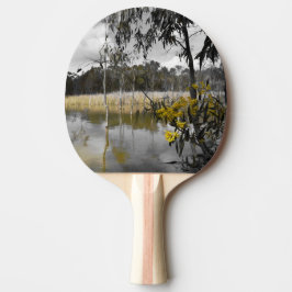 Reflektionen unter grauem Himmel Tischtennis Schläger