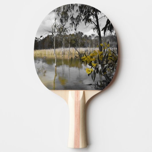 Reflektionen unter grauem Himmel Tischtennis Schläger (Vorderseite)