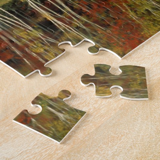 Reflektionen von Herden und Birken; Hiawatha Puzzle (Seite)