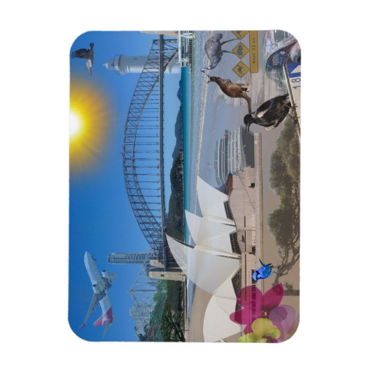 REFLEKTIONEN VON OZ Brisbane trifft Sydney Magnet (Vertikal)