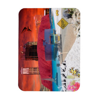 REFLEKTIONEN VON OZ ULURU Ayers Rock Magnet