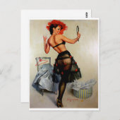 Reflektions-Button nach oben Postkarte (Vorne/Hinten)