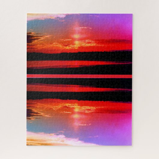 Reflektionsart Sunset Puzzle (Vertikal)