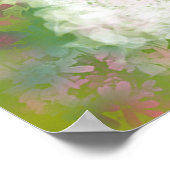 Reflektionsbrücke Poster (Ecke)