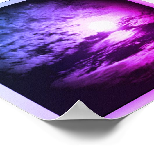 Reflektionsdruck, Werteplakatpapier (Matte) Poster (Ecke)