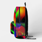 Reflektionslinien Bedruckter Rucksack (Rechts)
