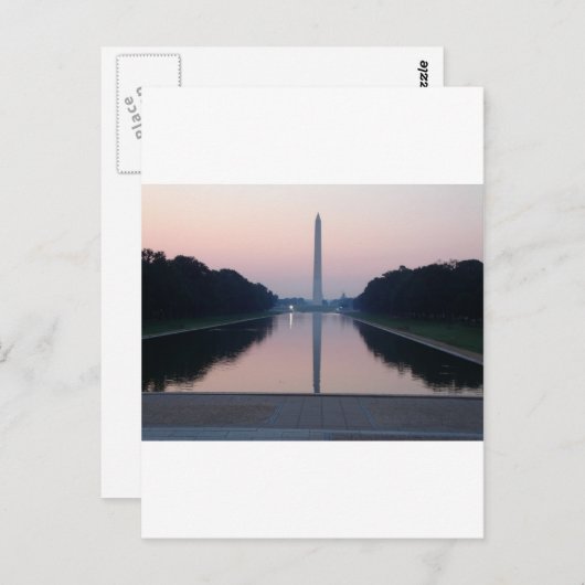 Reflektionspool Postkarte (Vorne/Hinten)