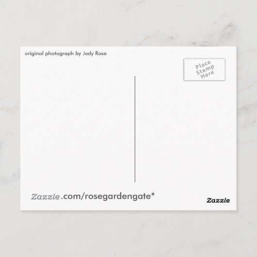 Reflektionspostkarte Postkarte (Rückseite)