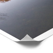 Reflektionswasser Poster (Ecke)