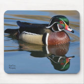 Reflektionswirbel aus männlichem Holz Mousepad (Vorne)
