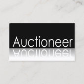 Reflektiv - Auktionator - Visitenkarte (Vorderseite)