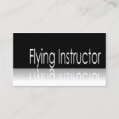Reflektiv - Flying Instructor - Visitenkarte (Vorderseite)