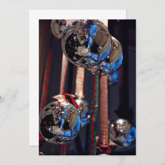 Reflektive Silver Weihnachtsschmuck (Vorne/Hinten)