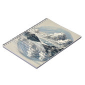 Reflektive Wolken | Notebook-Journal Notizblock (Linke Seite)