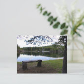 Reflektiver Morgenmoment Postkarte (Stehend Vorderseite)