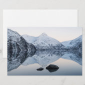 Reflektiver Portage Lake Briefpapier (Vorne/Hinten)