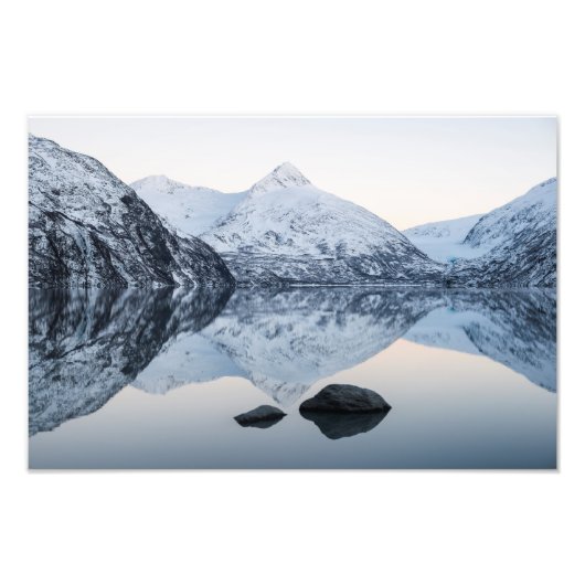 Reflektiver Portage Lake Fotodruck (Vorne)