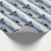 Reflektiver Portage Lake Geschenkpapier (Ecke)