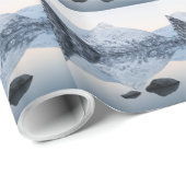 Reflektiver Portage Lake Geschenkpapier (Rolleneckpunkt)