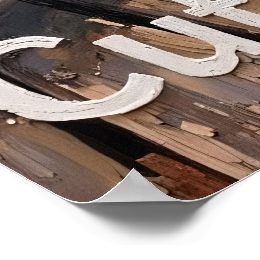 Reflektiver Prowler: Raccoon am Wasser Poster (Ecke)