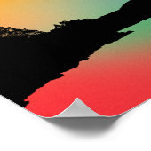 Reflektiver See Poster (Ecke)