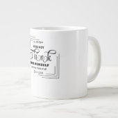 Reflektiver Tee-Cup Jumbo-Tasse (Vorderseite Rechts)