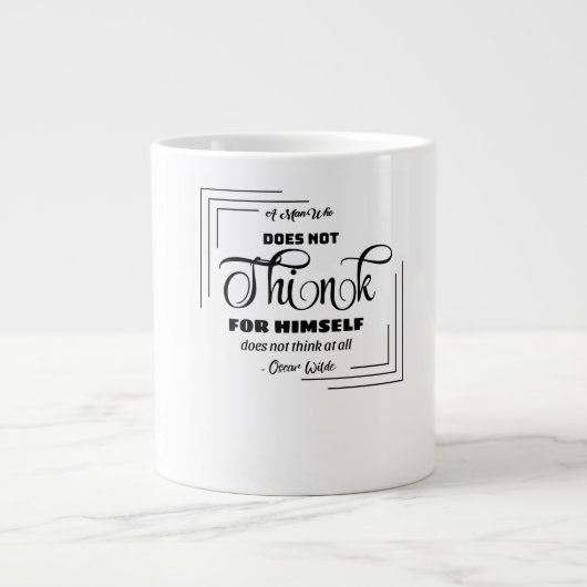 Reflektiver Tee-Cup Jumbo-Tasse (Vorderseite)