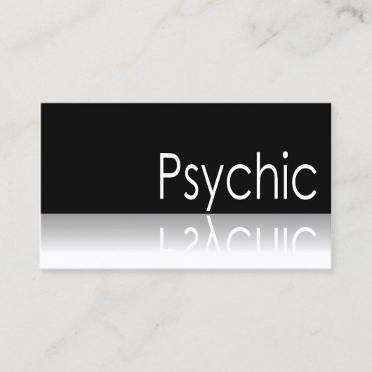 Reflektiver Text - Psychisch - Visitenkarte (Vorderseite)