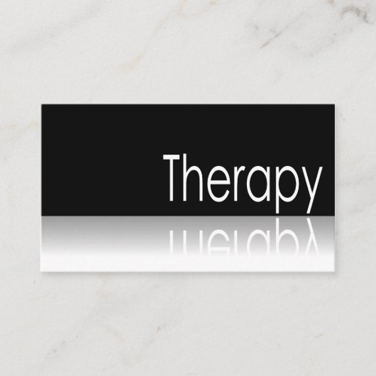 Reflektiver Text - Therapie - Visitenkarte (Vorderseite)