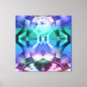 Reflektiver Traum Leinwanddruck