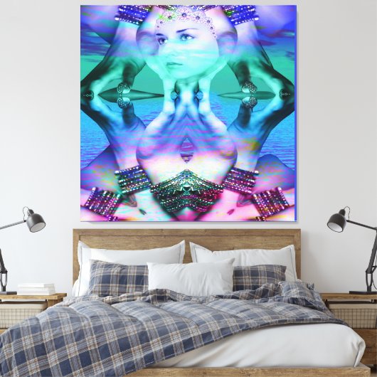 Reflektiver Traum Leinwanddruck (Insitu (Schlafzimmer))