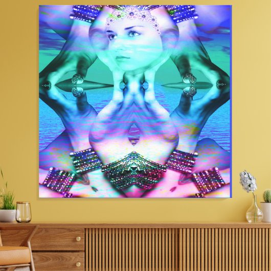 Reflektiver Traum Leinwanddruck (Insitu (Wohnzimmer))