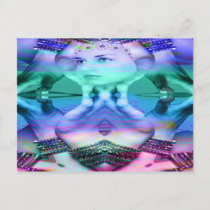 Reflektiver Traum Postkarte