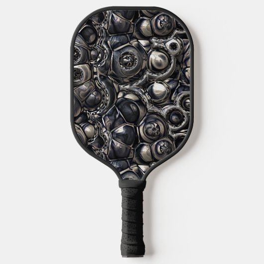 Reflektives Konturmuster Pickleball Schläger (Vorderseite)