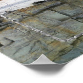 Reflektoren an der Felswand ergänzen den Foto Poster (Ecke)