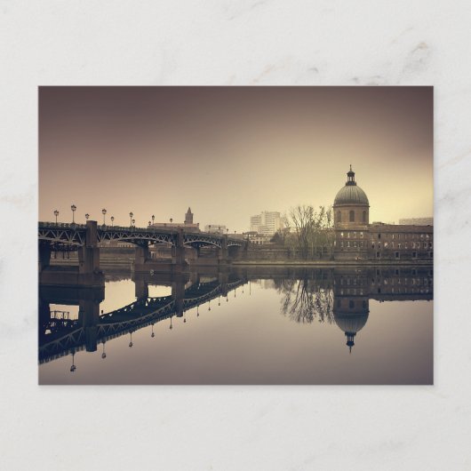Reflets sur la Garonne - Toulouse - Postkarte (Vorderseite)