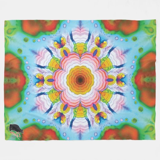 Reflex Kaleidoskop Fleece Blanket (Vorderseite (Horizontal))