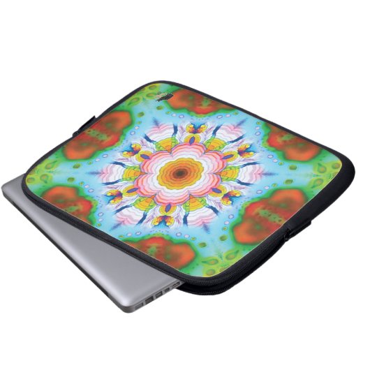 Reflex Kaleidoskop Laptopschutzhülle (Vorne Knopf)