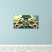 Reflexibilität Leinwanddruck (Insitu (Holzboden))