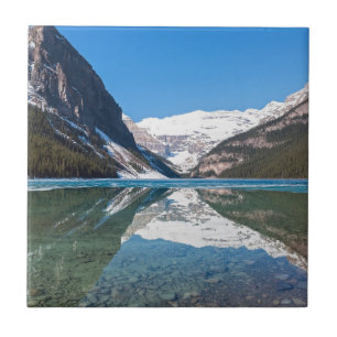 Reflexion am Lake Louise - Banff NP, Kanada Fliese