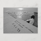 Reflexion am Meer Postkarte (Vorderseite)