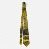 Reflexion Beginnend Painterly Neck Tie Krawatte (Rückseite)