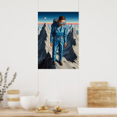 RÉFLEXION DANS LE FROID (Reflektion in der Kälte)  Poster (Küche)